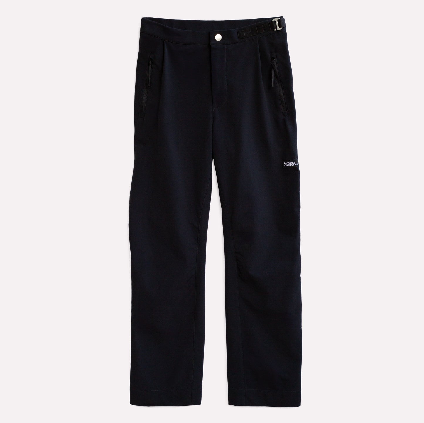 Lightweight black climbing pants.