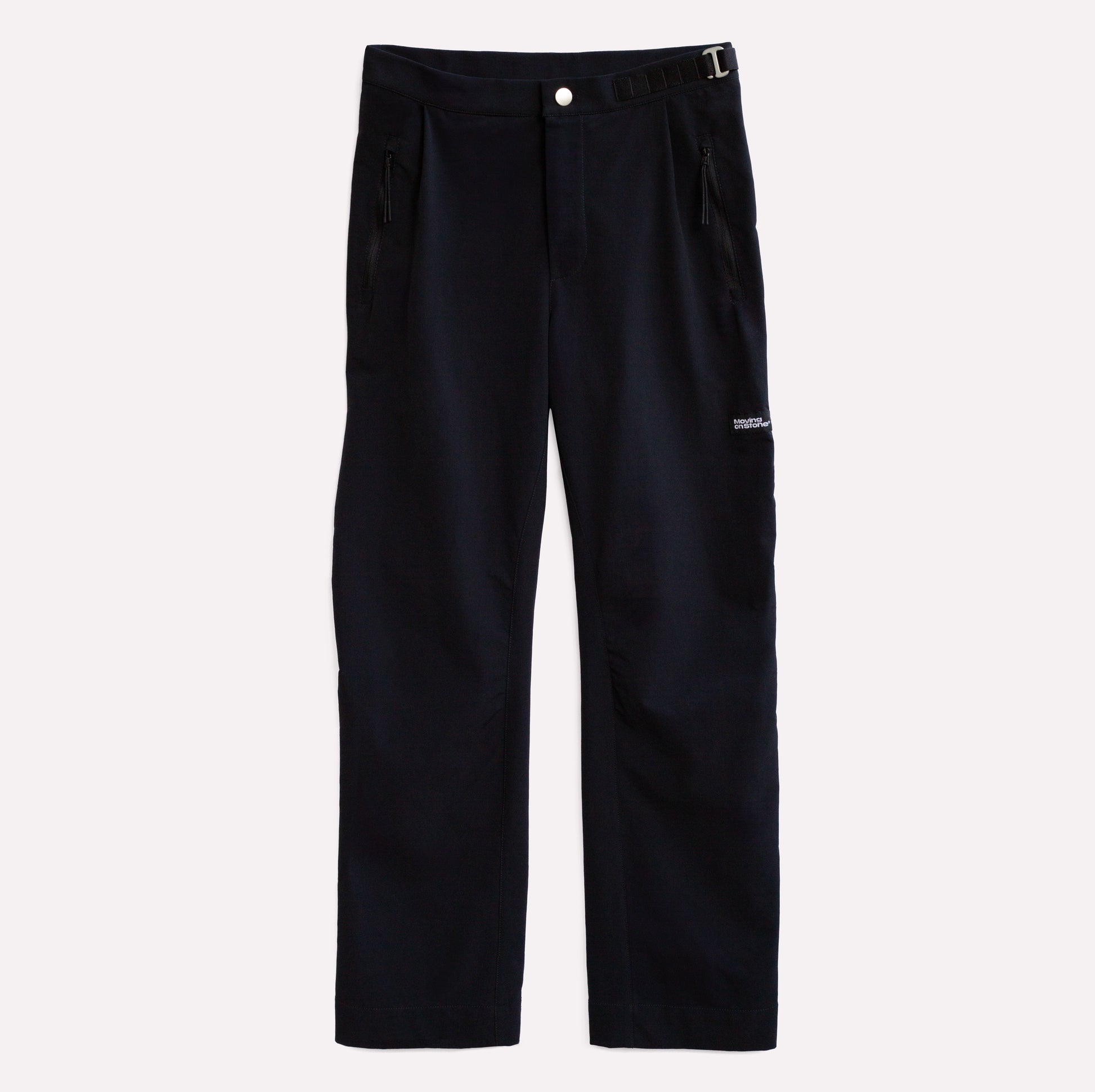 Lightweight black climbing pants.
