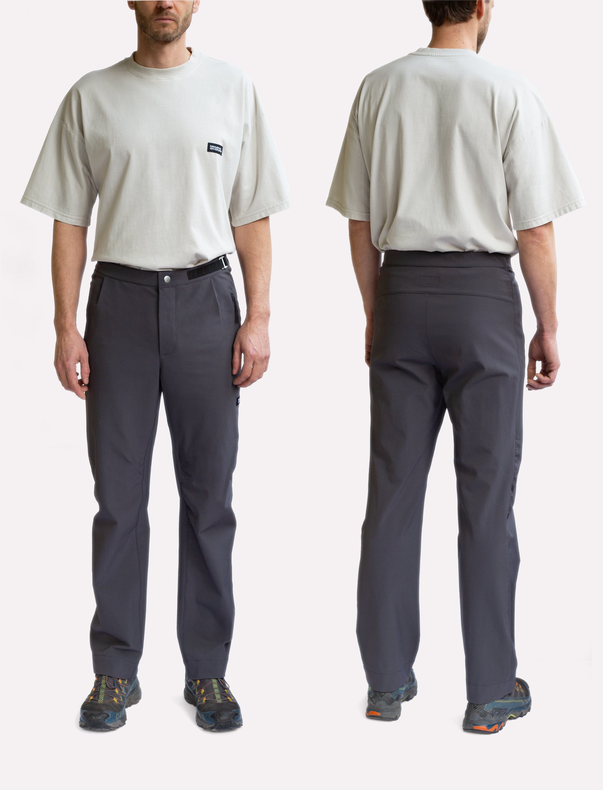 Durable softshell climbing pants.