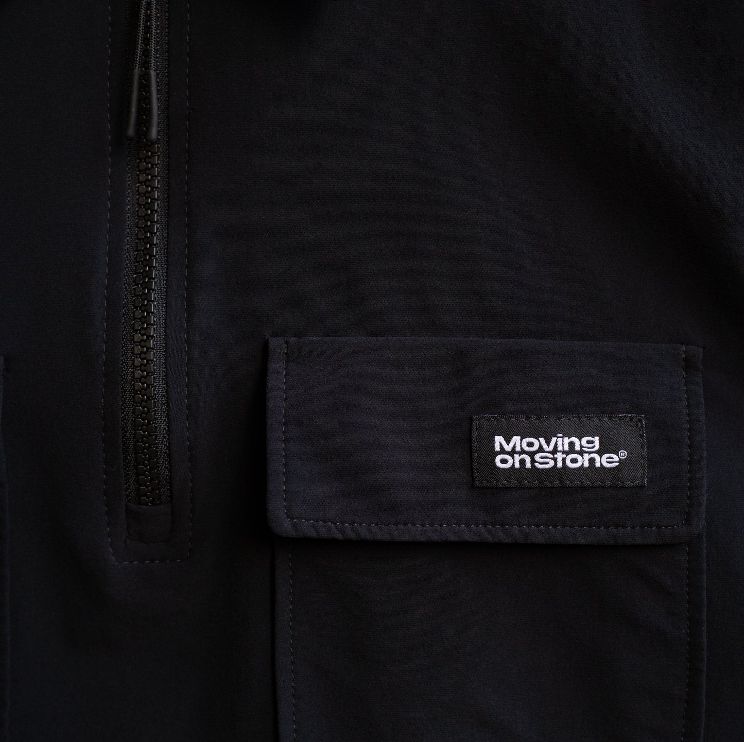 Lightweight half-zip climbing shirt with pockets.