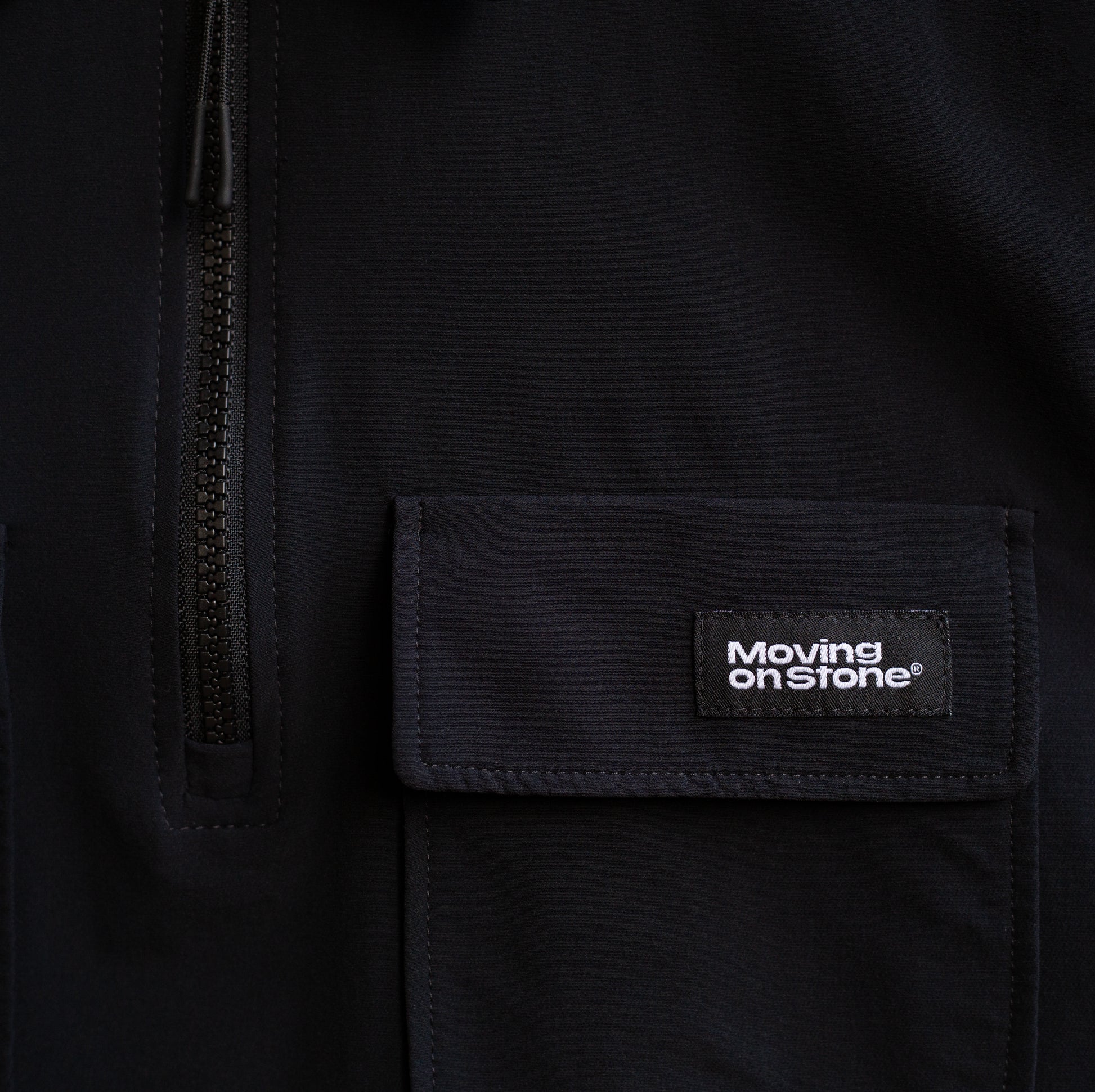 Lightweight half-zip climbing shirt with pockets.