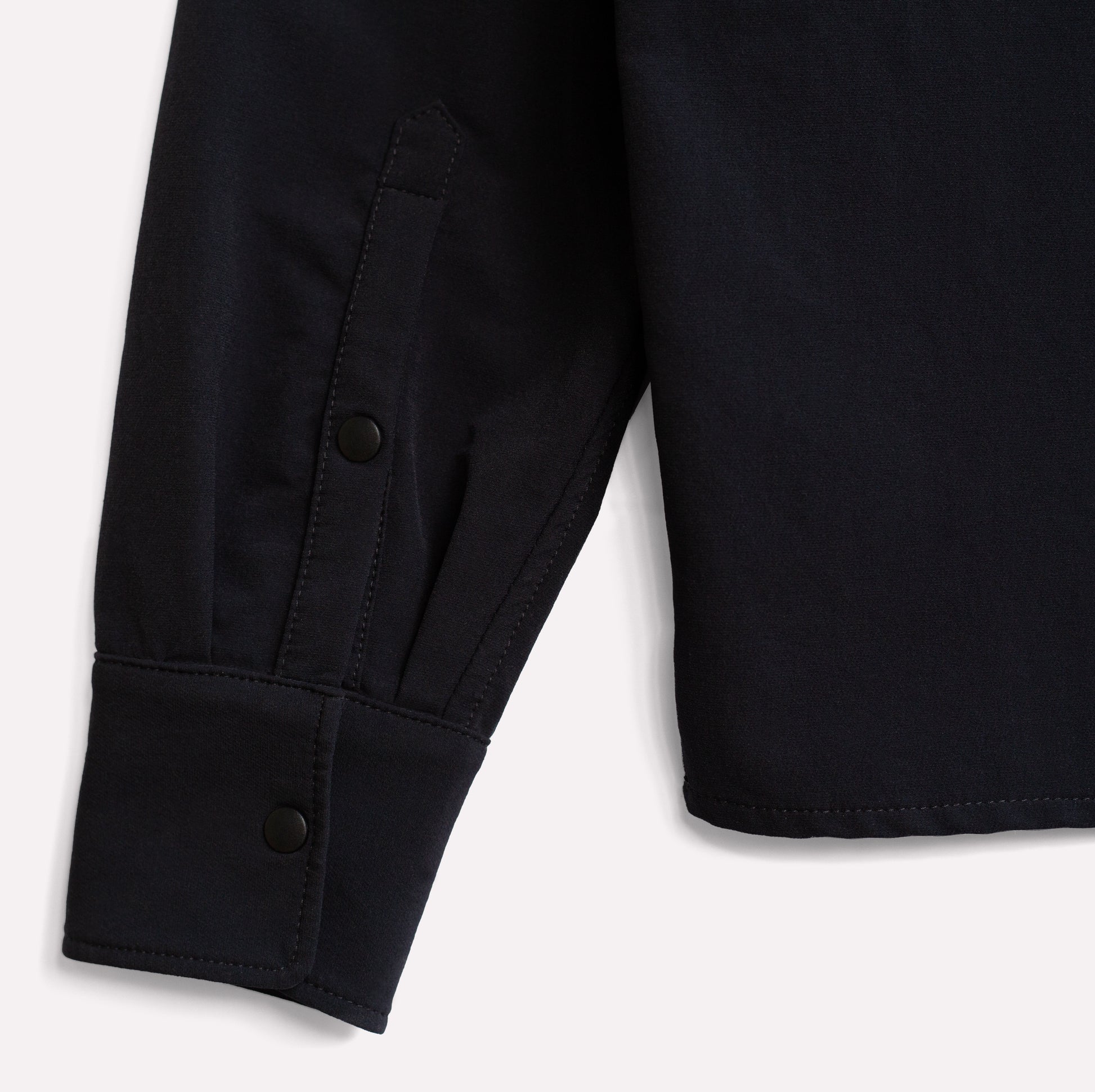 Lightweight climbing shirt sleeves detail.